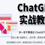 ChatGPT实战教程，带你从小白成为ChatGPT专家，未来淘汰你的不一定是GPT，但一定是会使用GPT的人
